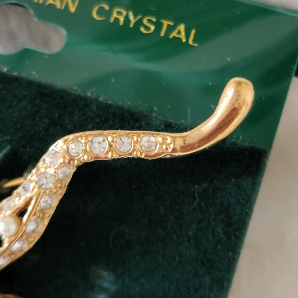Salamander Brooch Pin Pendant Goldtone NWT